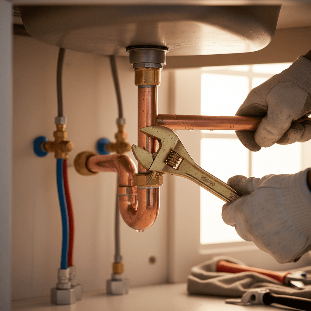 Outdoor spigot repair and replacement work
